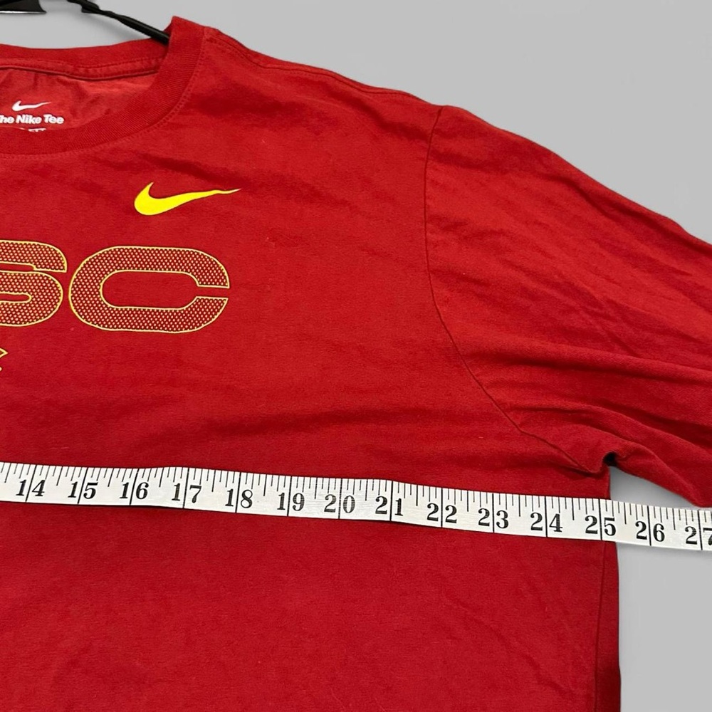 Nike USC Men’s Red Long Sleeve Tee XXL - Picture 5 of 7